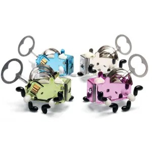 1 Kikkerland Tiny Pea Wind Up Toys Desk Dynamo Critter Chico Bicalho Gift