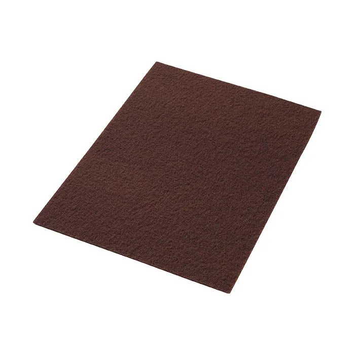 14" x 28" Maroon Eco-Prep Rectangular Floor Finish Removal Stripping Pads (10 Pack)