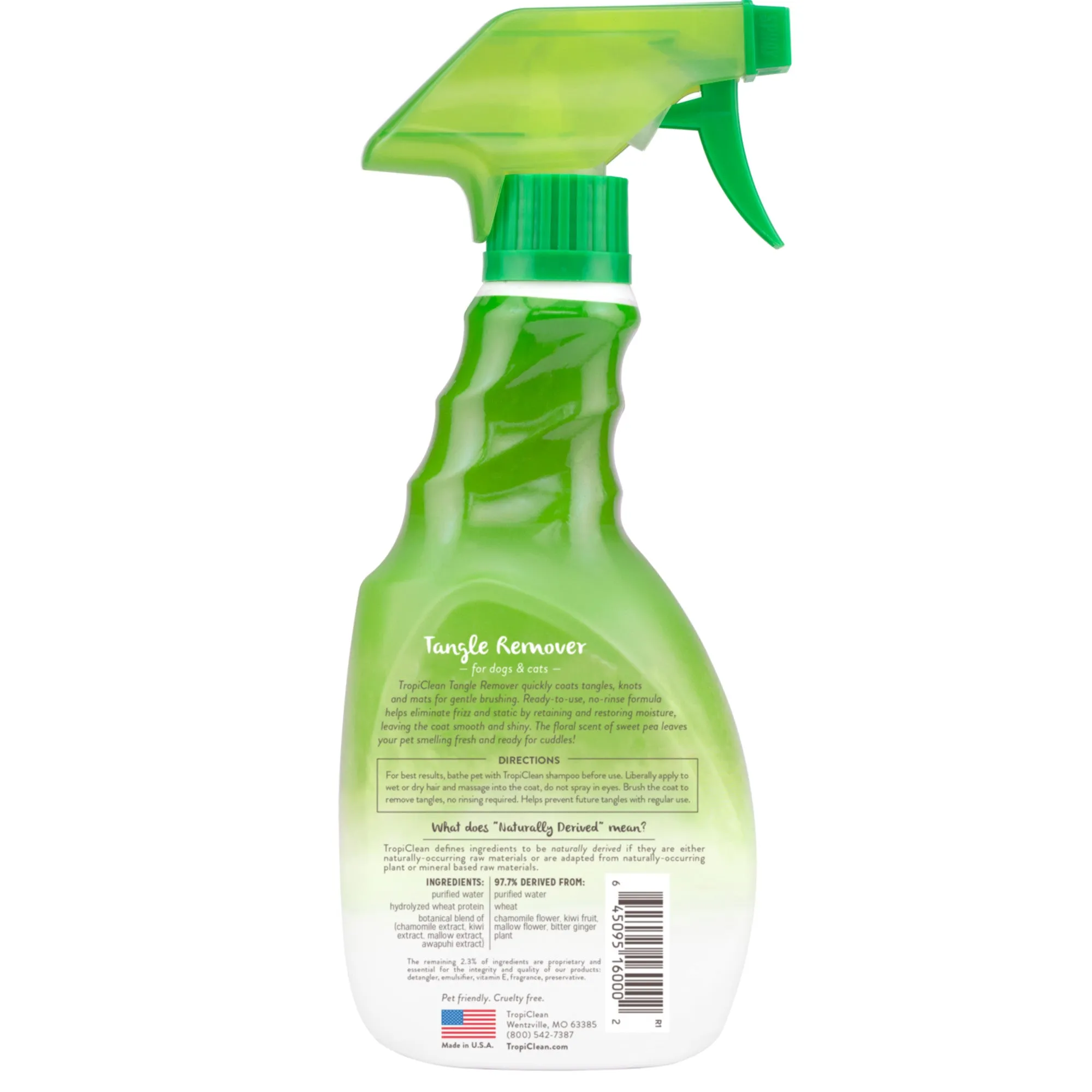 20% OFF: Tropiclean Sweet Pea Tangle Remover Spray For Dogs & Cats
