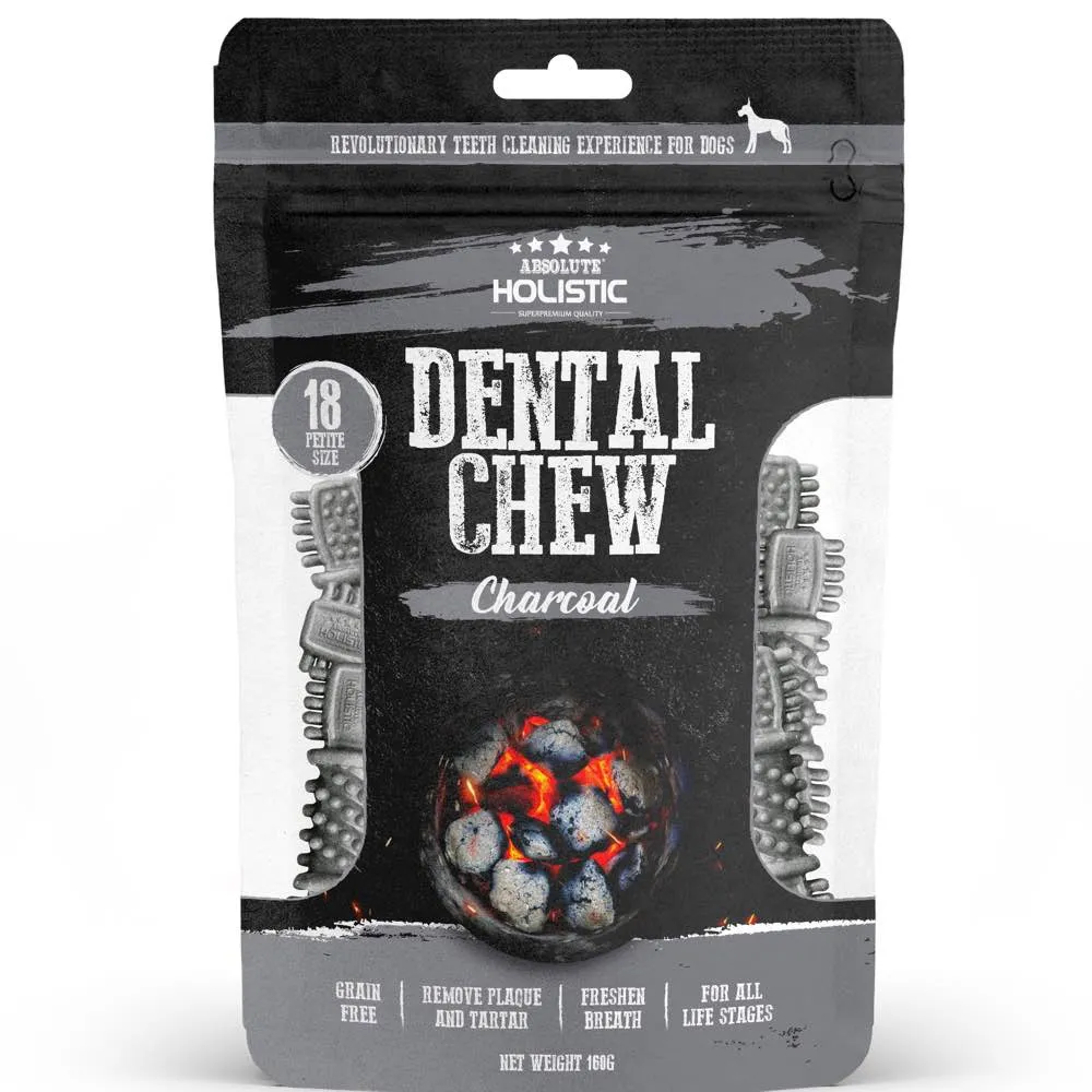 Absolute Holistic Dental Chew Charcoal Value Pack 160g