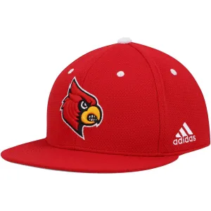 adidas Red Louisville Cardinals On-Field Men's Baseball Cap