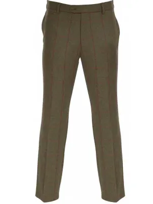 ALAN PAINE Combrook Mens Tweed Trousers - Sage