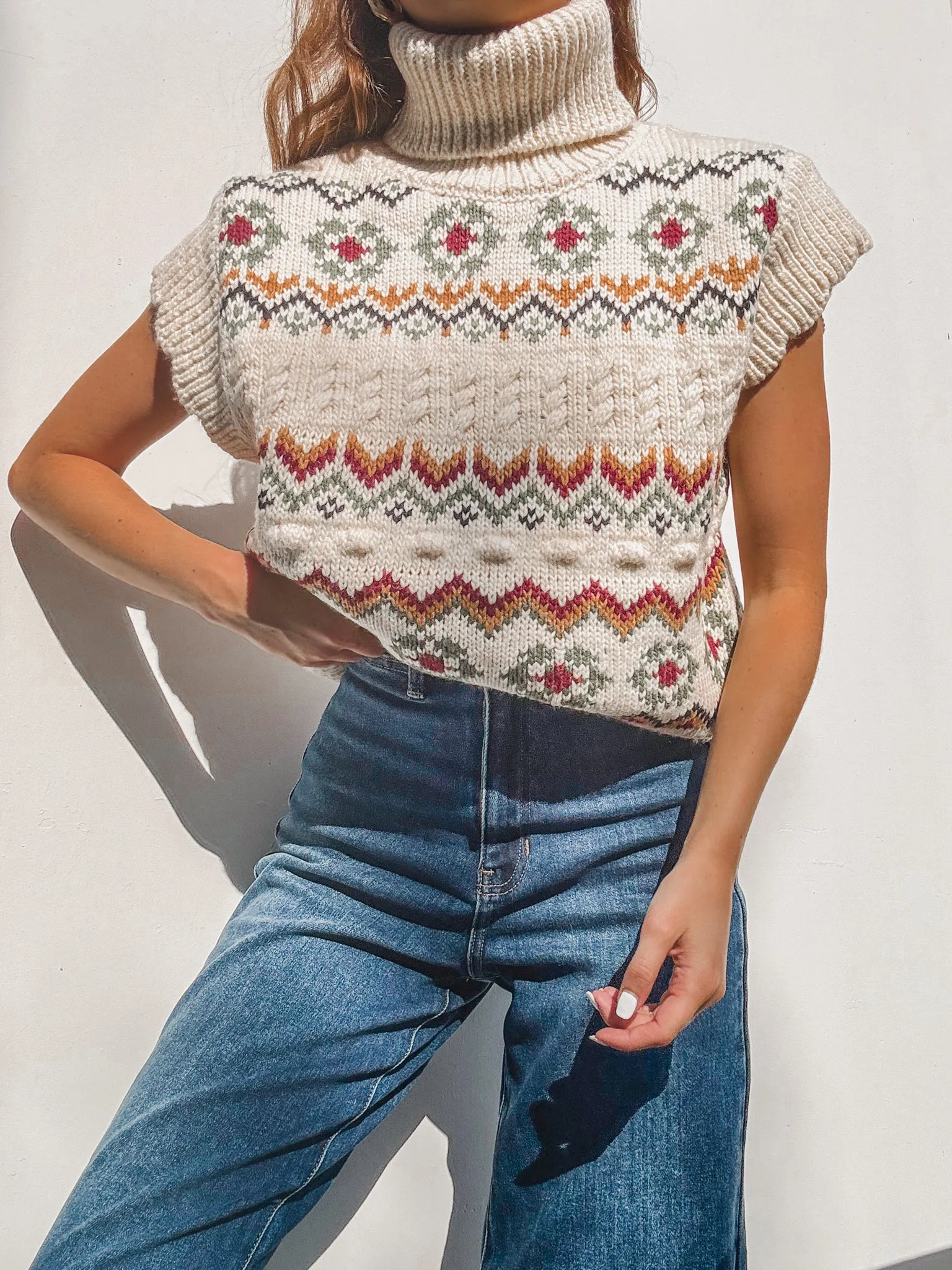 Alpine Turtleneck Knit Top