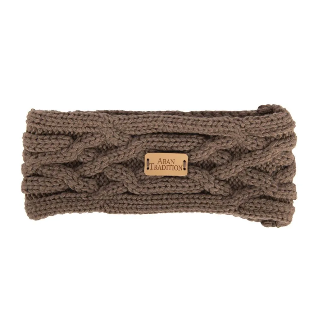 Aran Cable Knit Headband