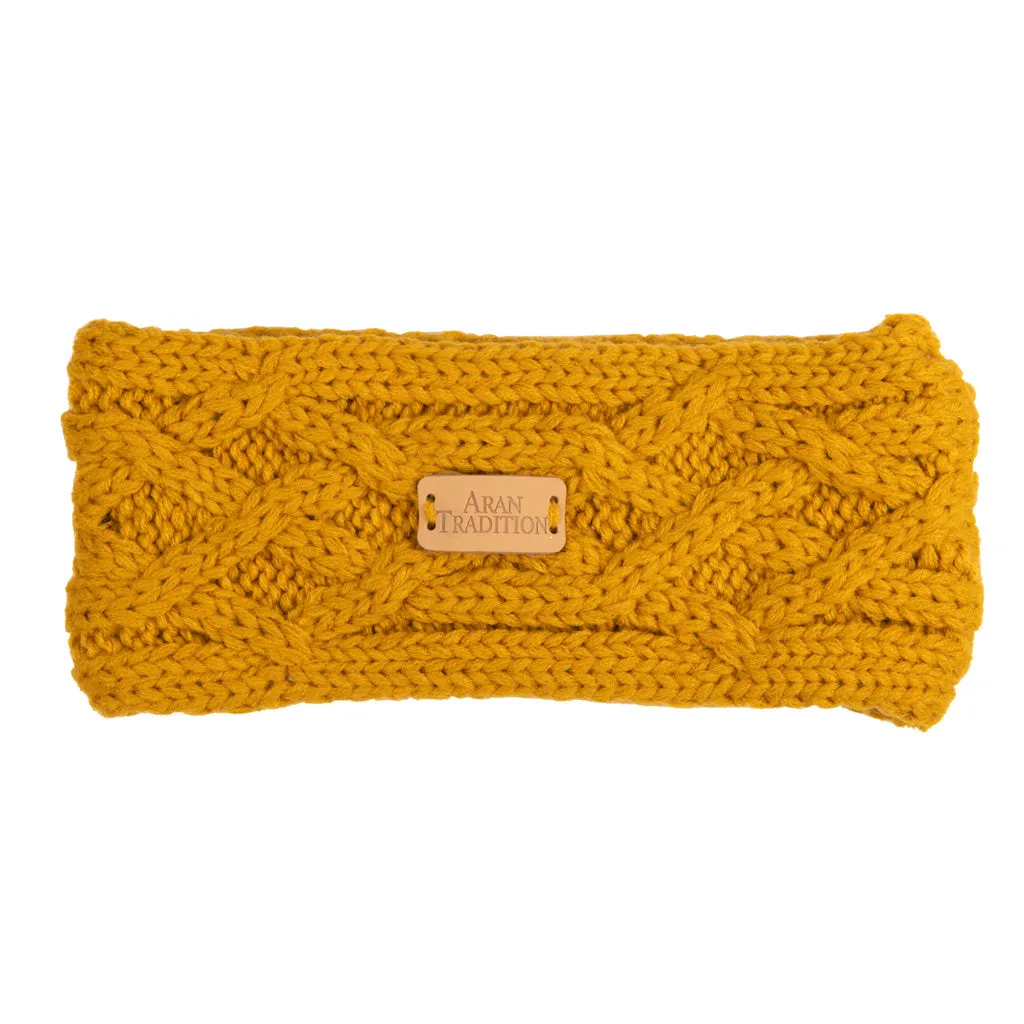 Aran Cable Knit Headband