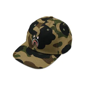 BAPE 1st Camo Shark Panel Cap, Green