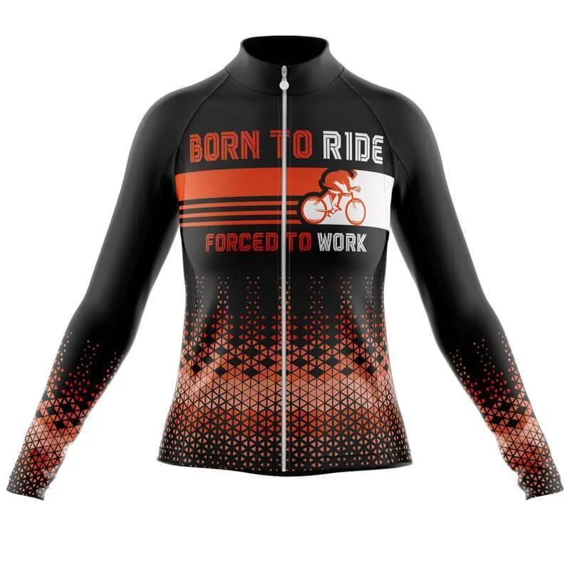 Born to ride, Force to work Thermal Club Jersey (V1)/(V2)