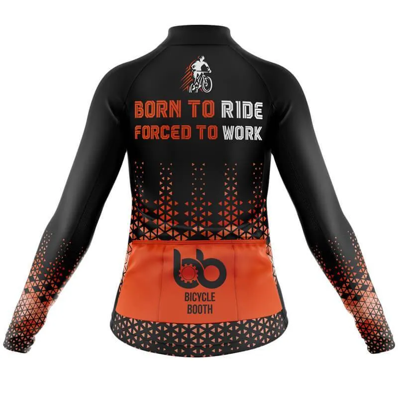 Born to ride, Force to work Thermal Club Jersey (V1)/(V2)