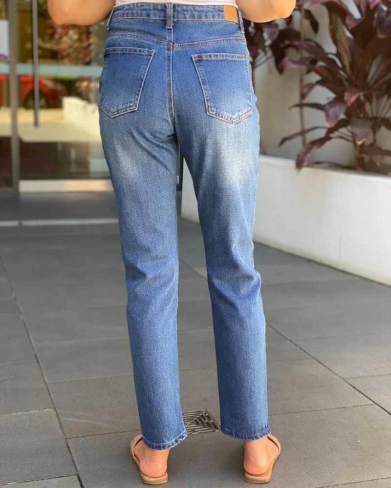 Boyfriend Cuffed Denims
