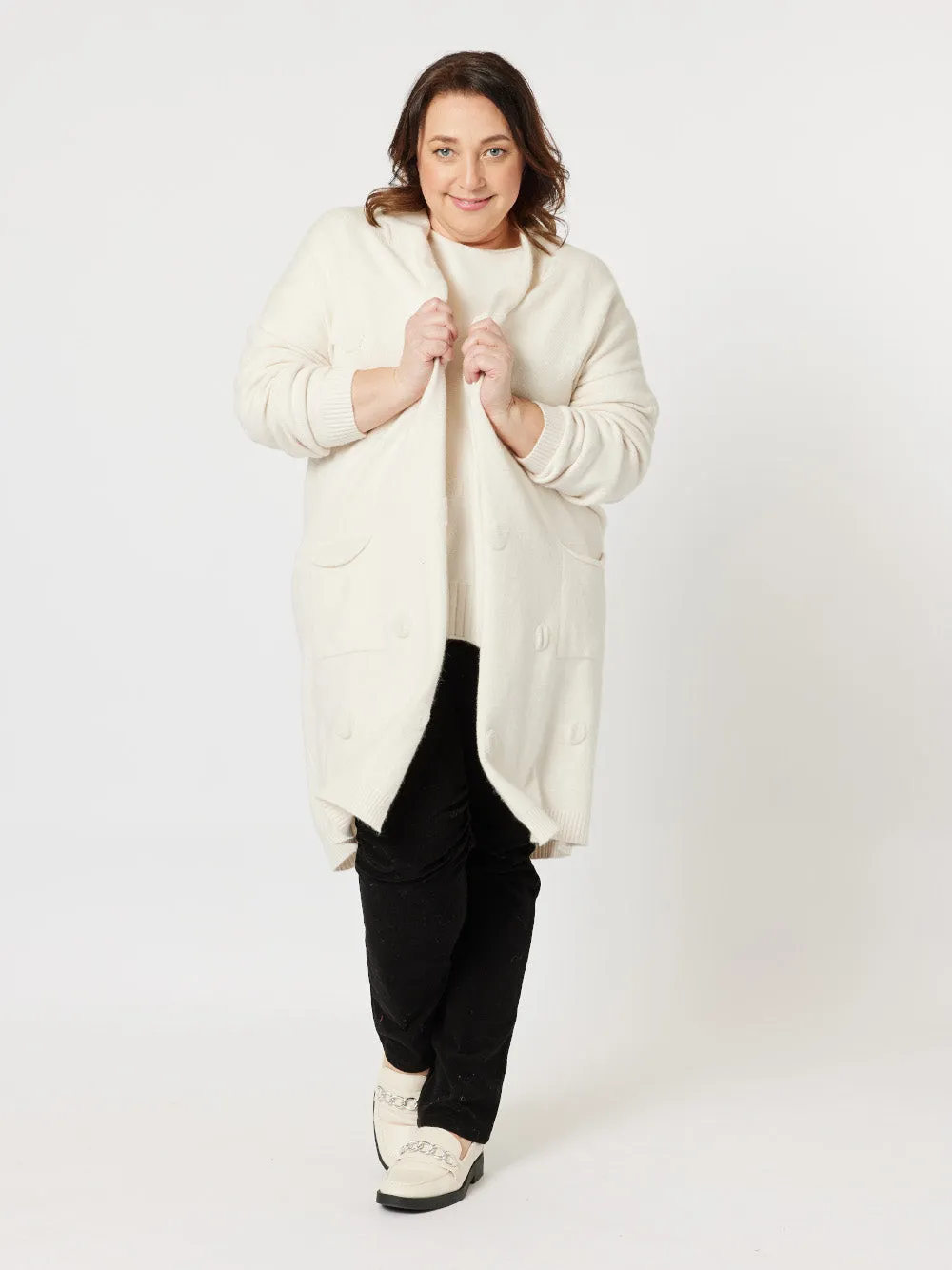Brooke Knit Cardigan - Natural