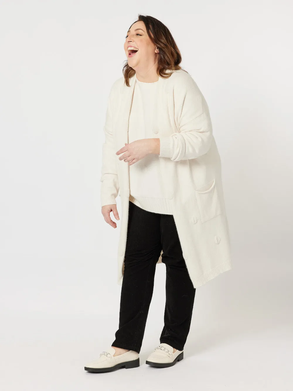Brooke Knit Cardigan - Natural