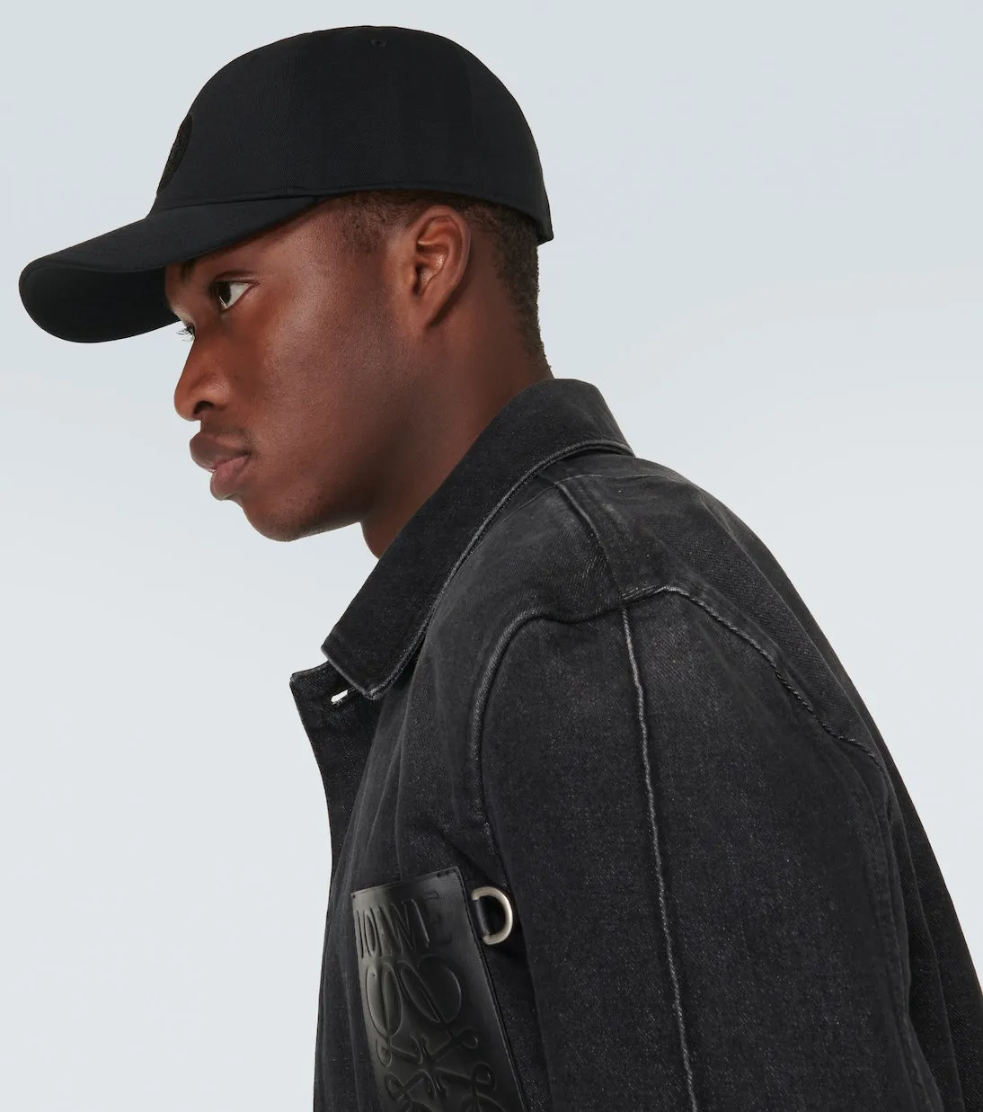 Canada Goose Logo Baseball Cap, Black