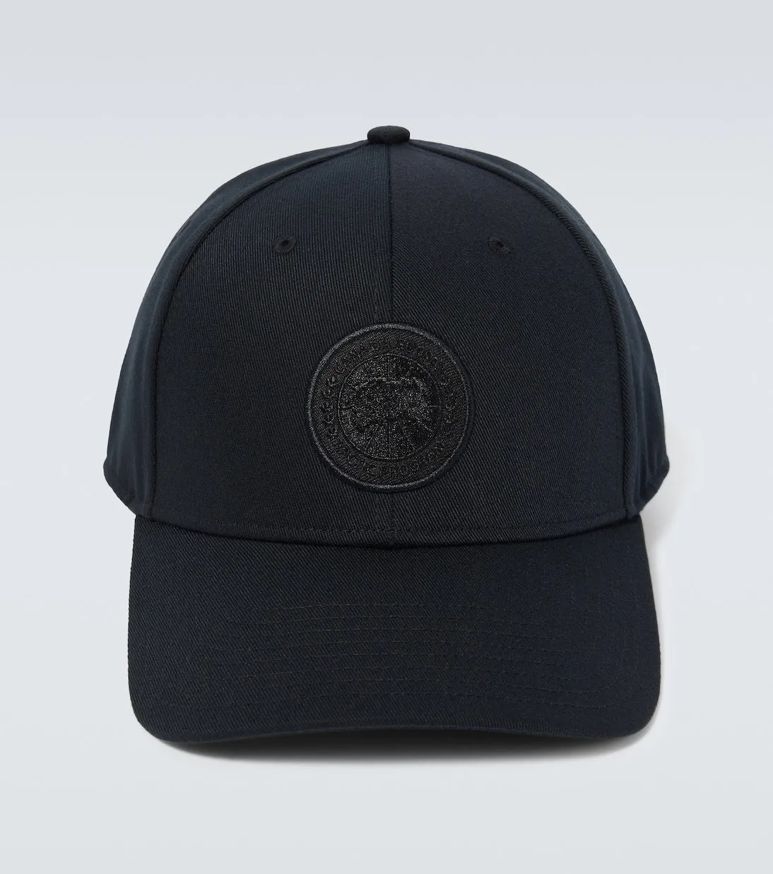 Canada Goose Logo Baseball Cap, Black