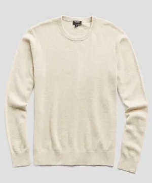 Cashmere Crewneck Sweater in Oatmeal