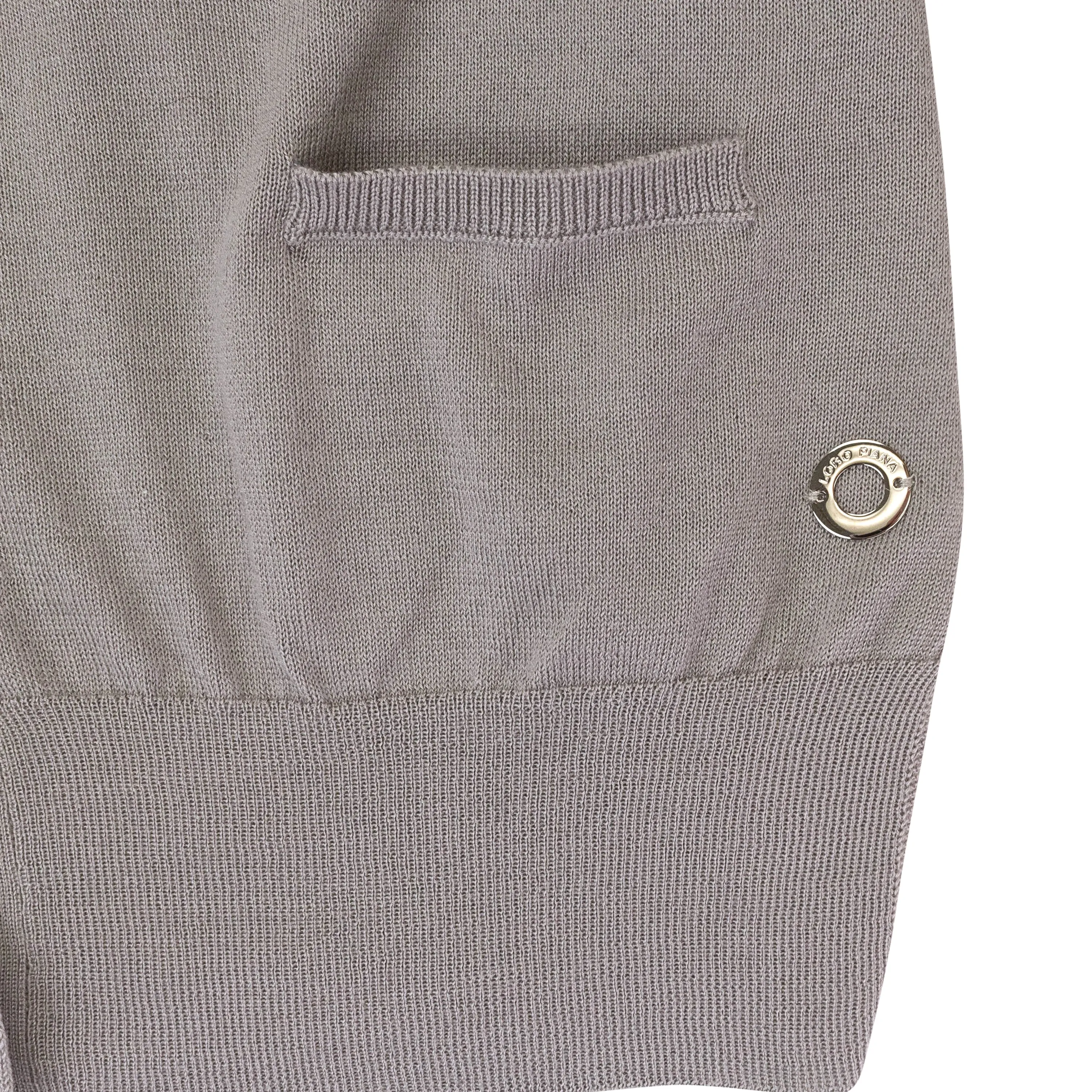 CASHMERE SET GRAY CARDIGAN