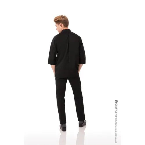 Chef Works JLCLBLK4XL Chef's Coat