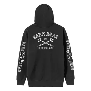 Dark Seas HEADMASTER GRAVEL ZIP HOOD - BLACK