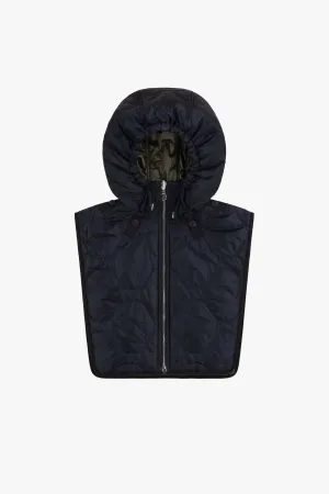 Elements Quilt Zip Hood - Navy / Dark Olive