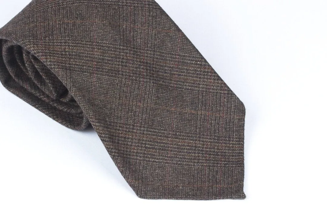 Escorial Brown-Burgundy Glencheck