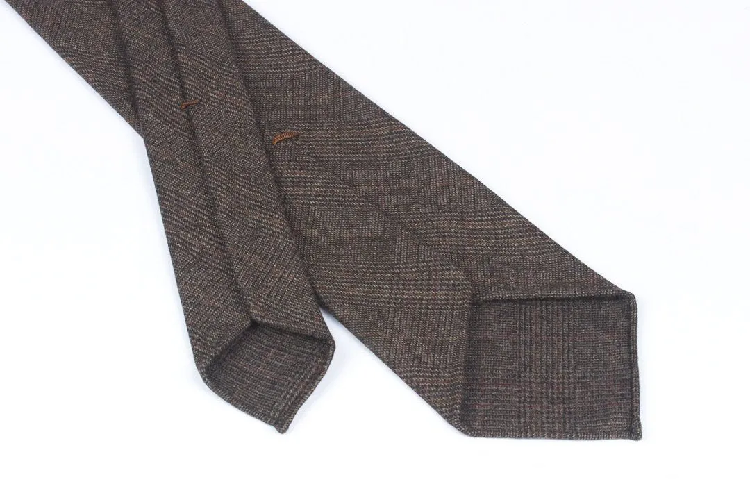 Escorial Brown-Burgundy Glencheck