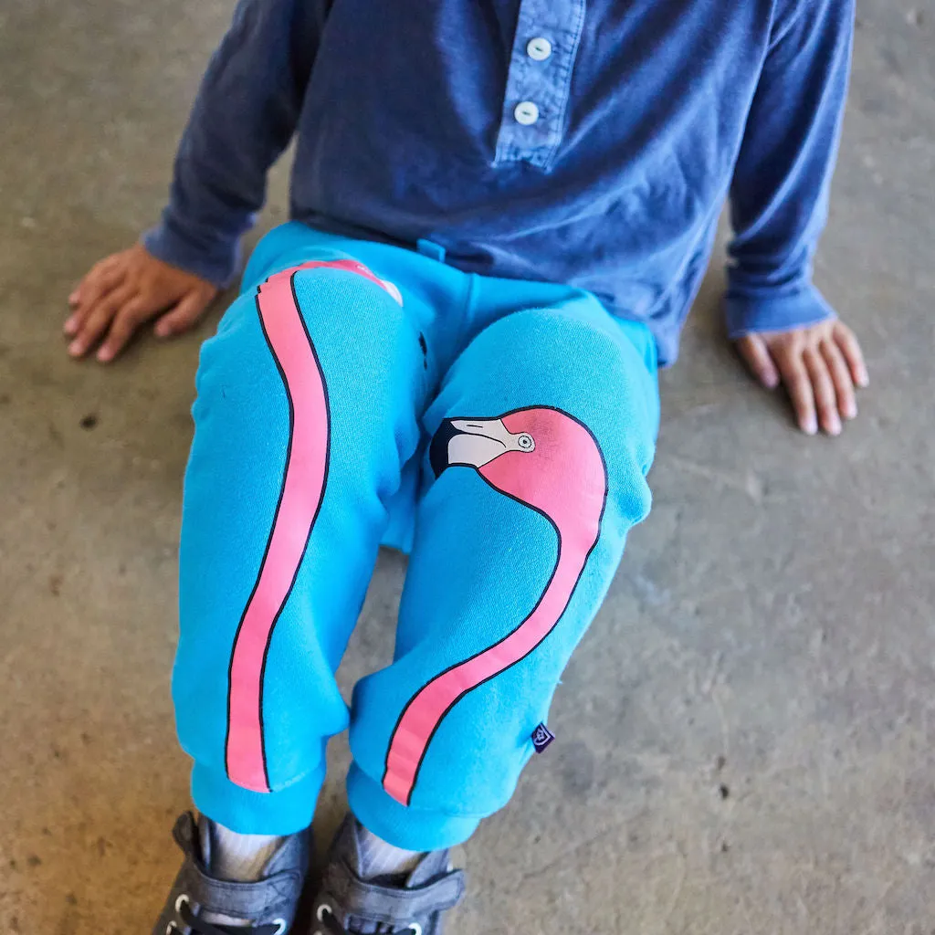 Flamingos Fuzzy Fleece Jogger Pants