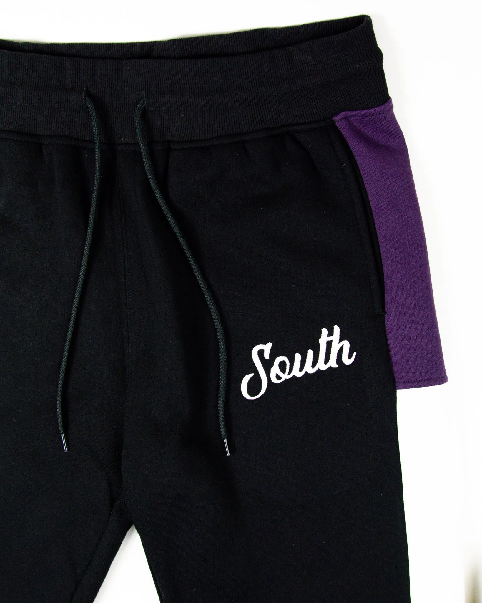 Fleece Track Pants - Grape Combo
