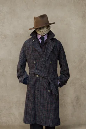 Grandad Wool Trench -Harris Tweed - 50 (NO RETURN)