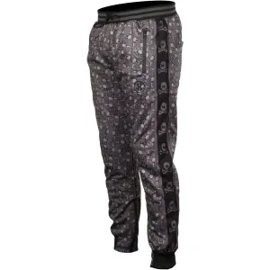 HK Army Track Jogger Pants Hostilewear Skulls Grey
