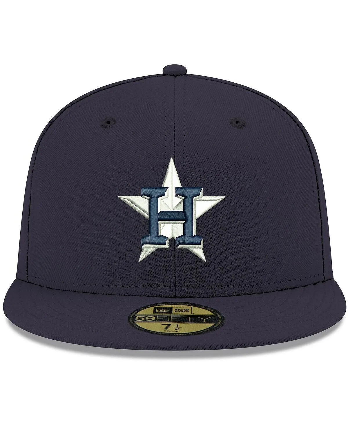 Houston Astros Men's Navy Blue Fitted Hat Logo White 59FIFTY New Era