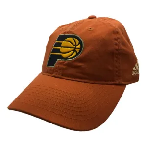 Indiana Pacers Adidas Burnt Orange Relaxed Adjustable Strapback Baseball Hat Cap