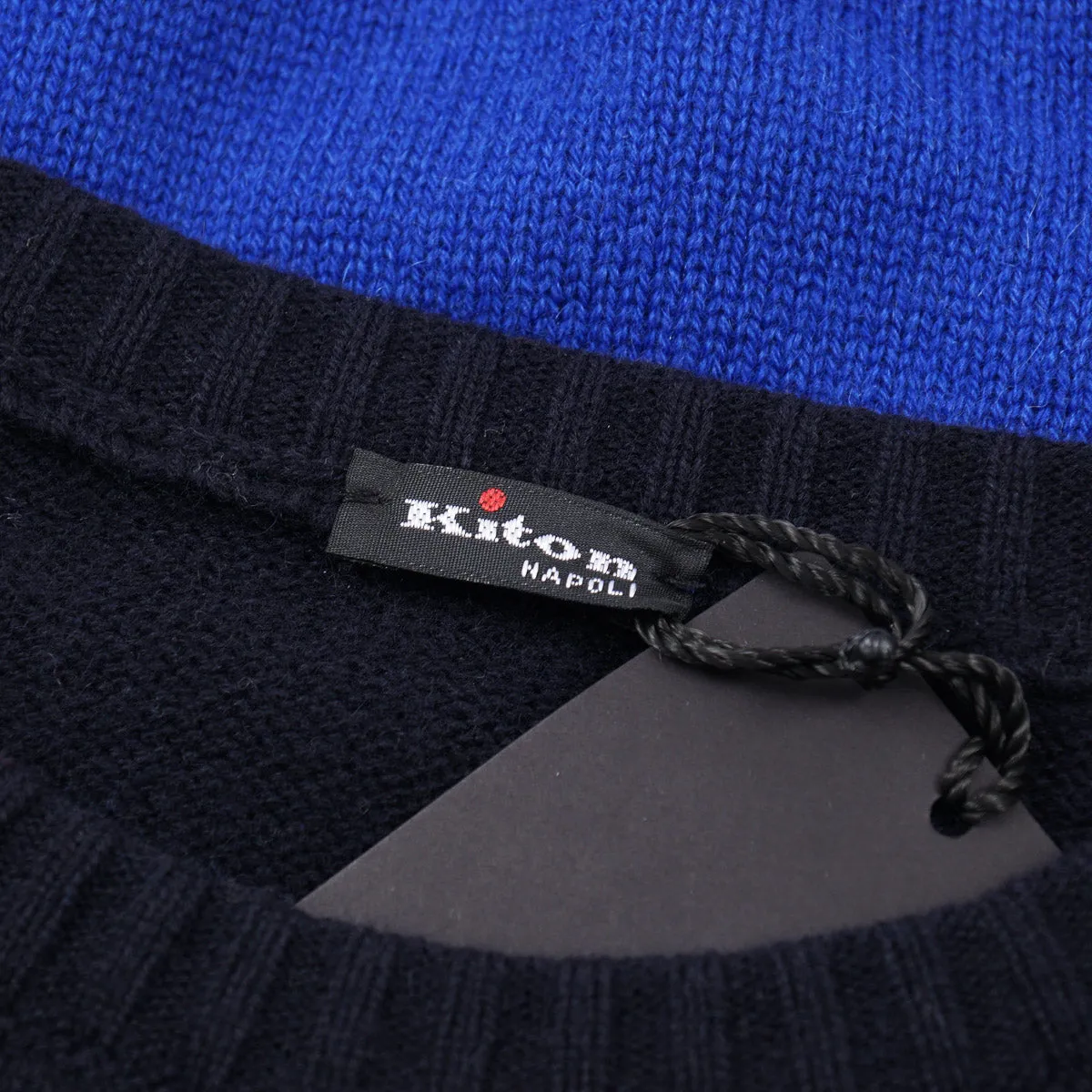 Kiton Slim-Fit Chevron Cashmere Sweater