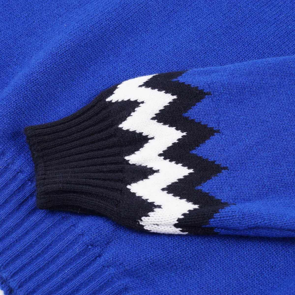 Kiton Slim-Fit Chevron Cashmere Sweater