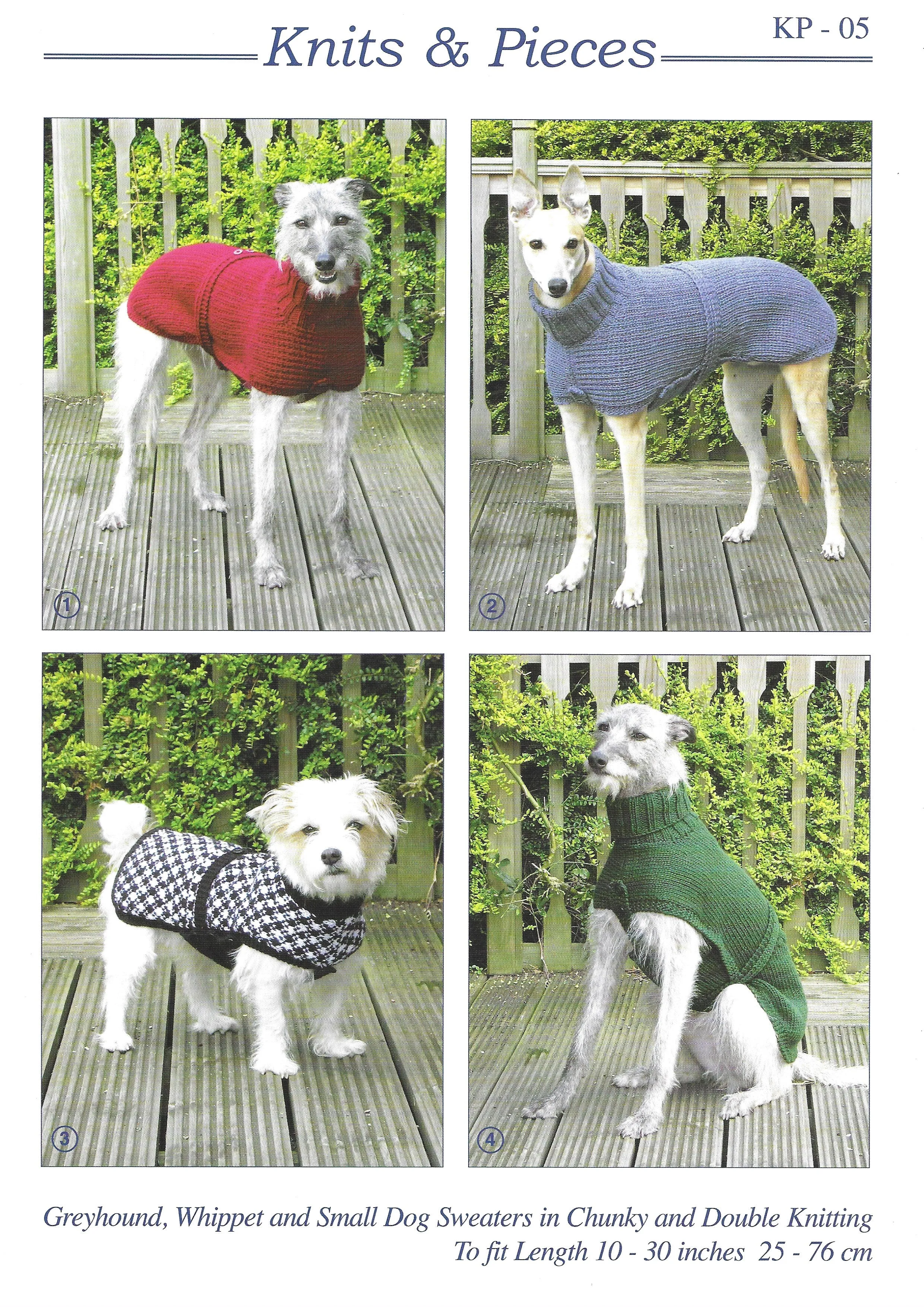 Knits & Pieces 05 Rib Pattern Sweaters Chunky & DK Knitting Pattern