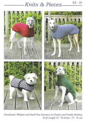 Knits & Pieces 05 Rib Pattern Sweaters Chunky & DK Knitting Pattern