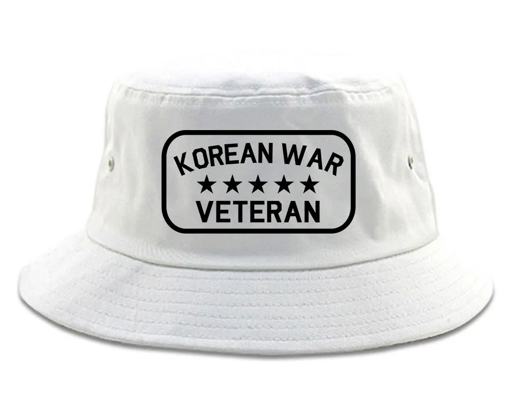 Korean War Veteran Mens Bucket Hat