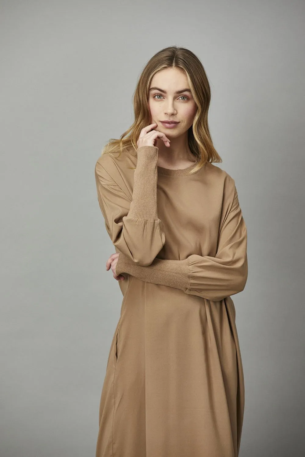 KristenseN Du Nord Crewneck Silk Dress