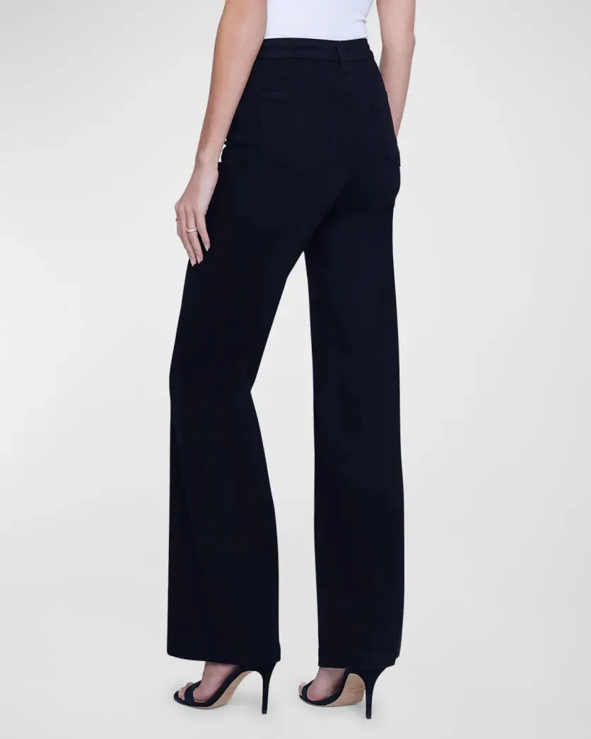 L'AGENCE CLAYTON H/R WIDE LEG PANT