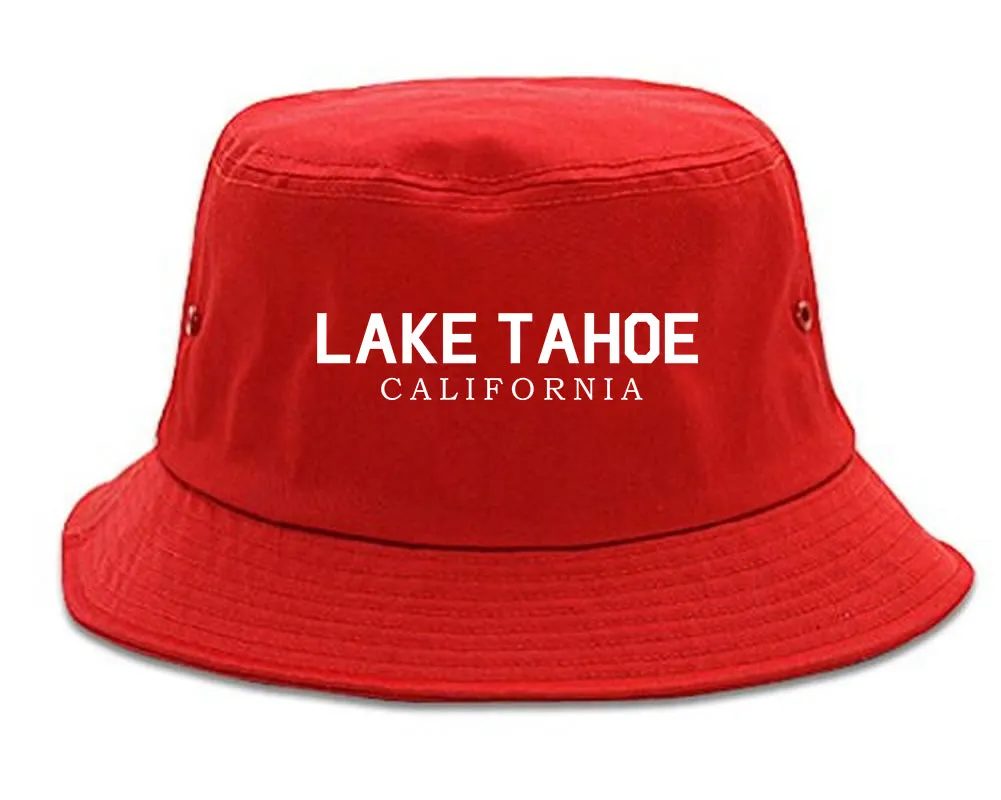 Lake Tahoe California Mountains Mens Bucket Hat