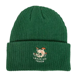 Leave No Trace 100% Organic Cotton Beanie | Green