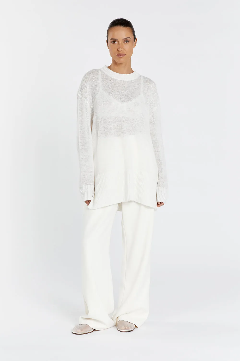 LOLA CREAM KNIT JUMPER