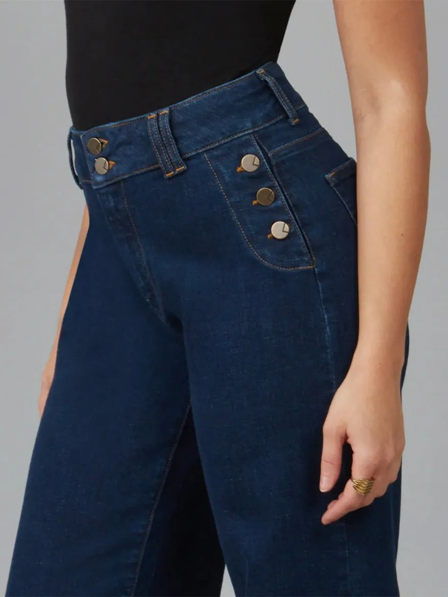 Lola Jeans : Colette High Rise Wide Leg