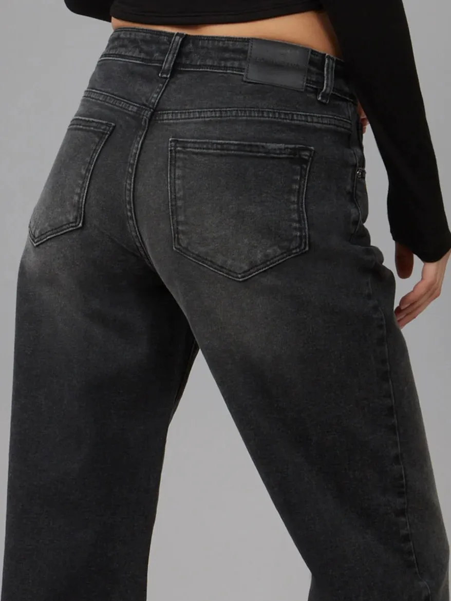 Lola Jeans : Nova Mid Rise Wide Leg