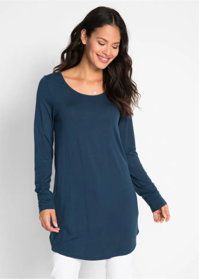 Long sleeve shirt Bpc Bonprix Collection, blue