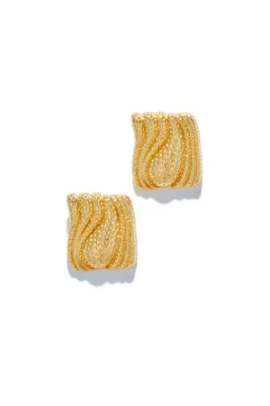 Luana Chunky Statement Earring - Gold