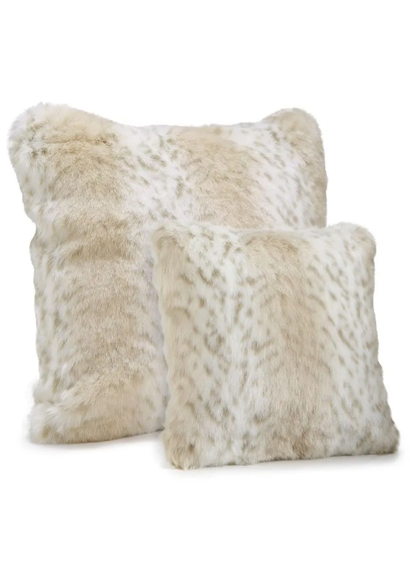 Lynx Faux Fur Pillows by Fabulous Furs | Limited Edition