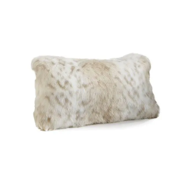 Lynx Faux Fur Pillows by Fabulous Furs | Limited Edition