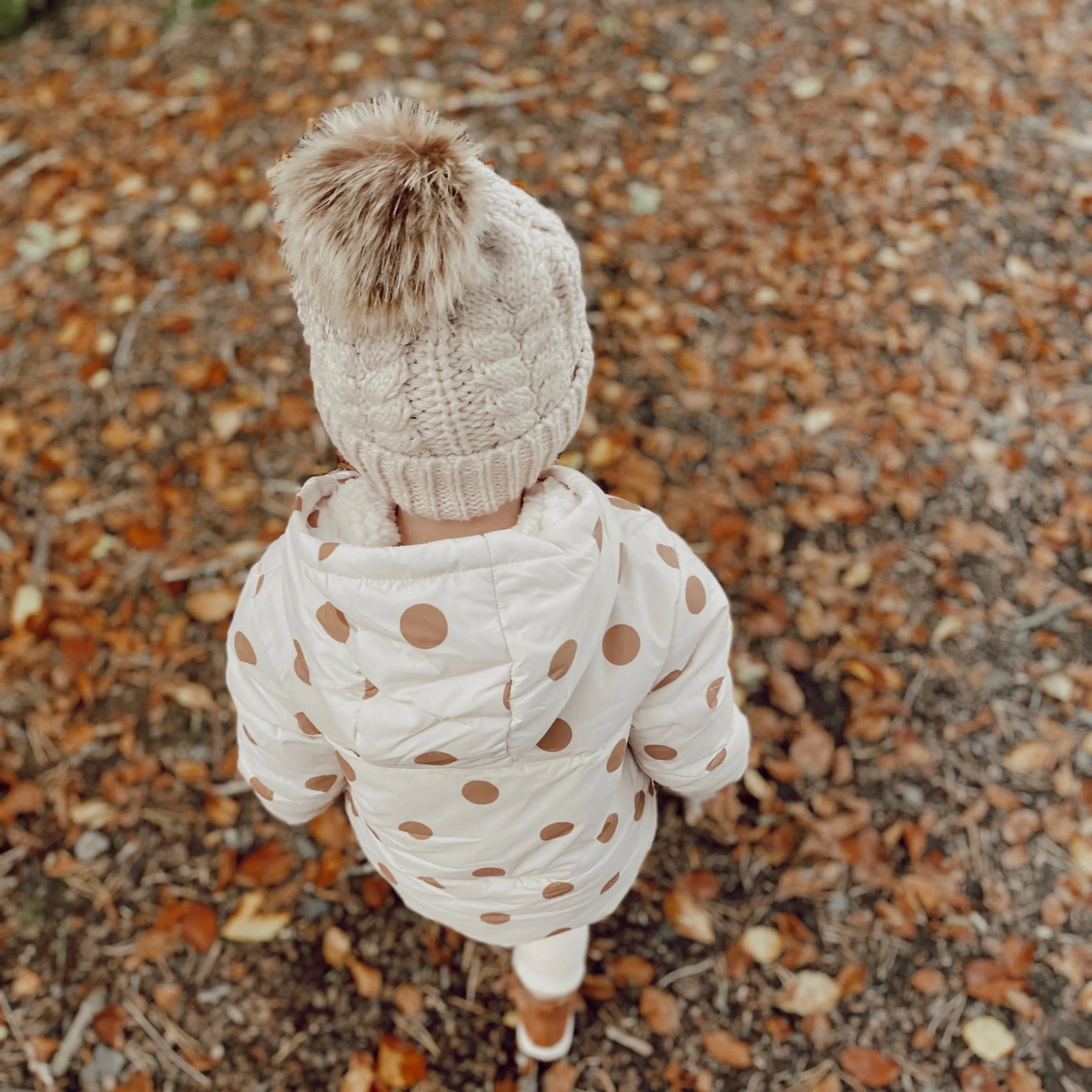 Matching Mama & Baby Hats - Plaited Style - Beige