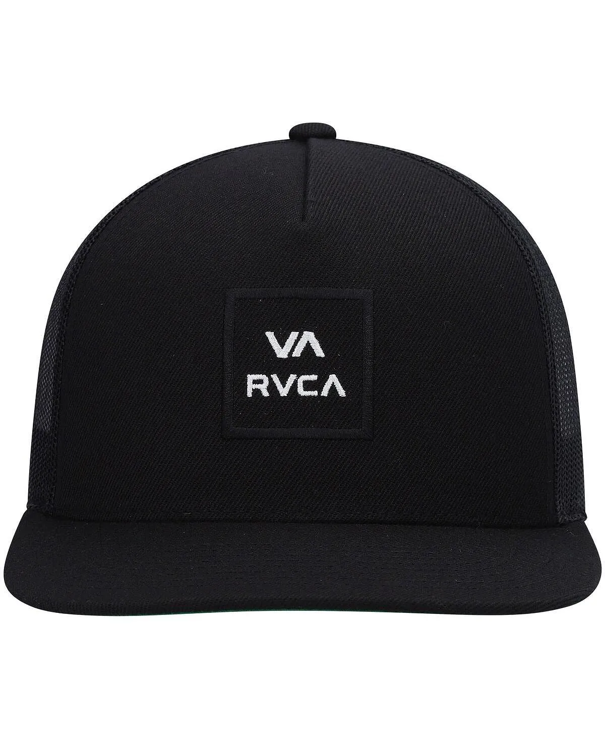 Men's Black All the Way Trucker Snapback RVCA Cap