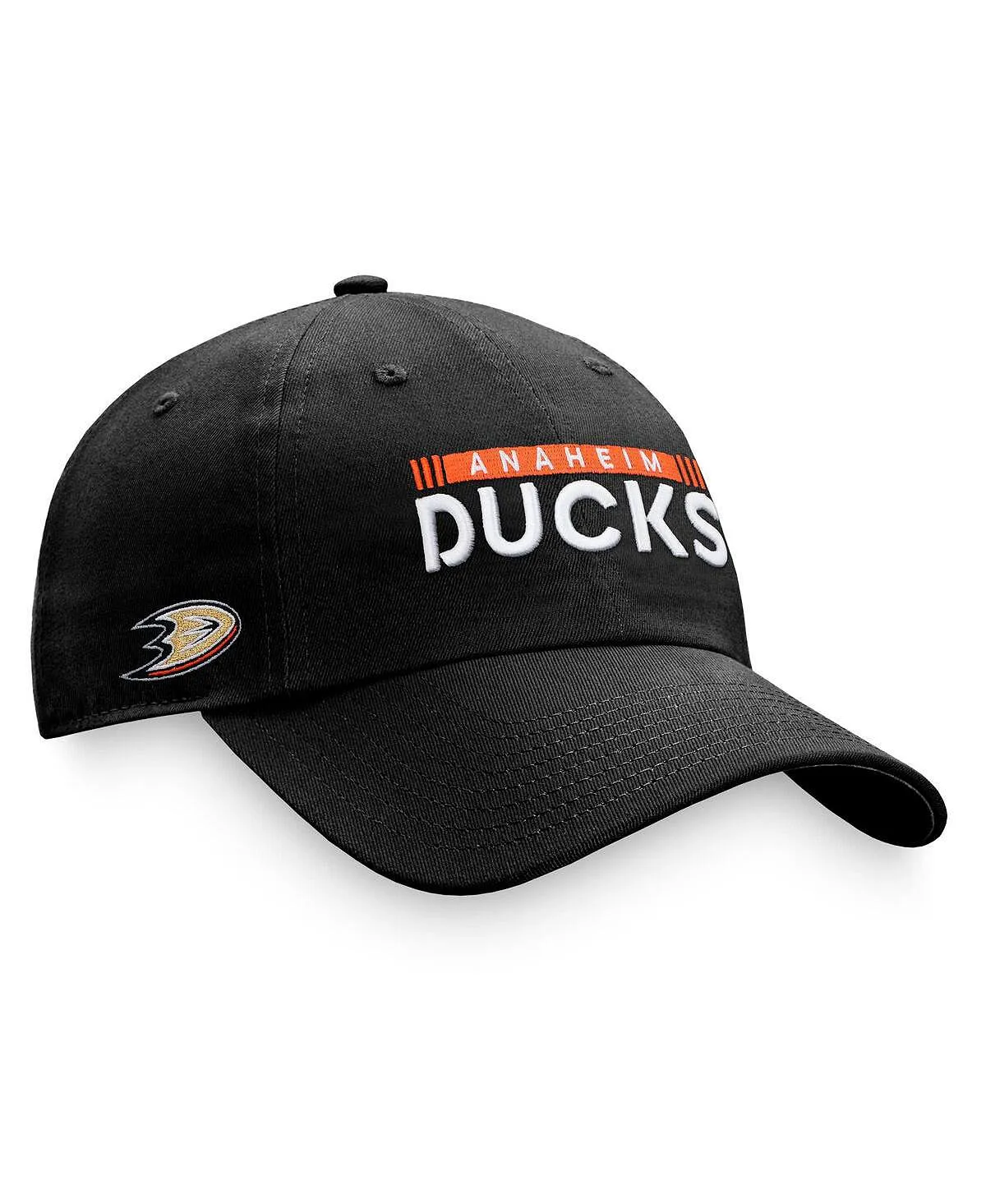 Men's Branded Black Adjustable Anaheim Ducks Authentic Pro Rink Fanatics Cap