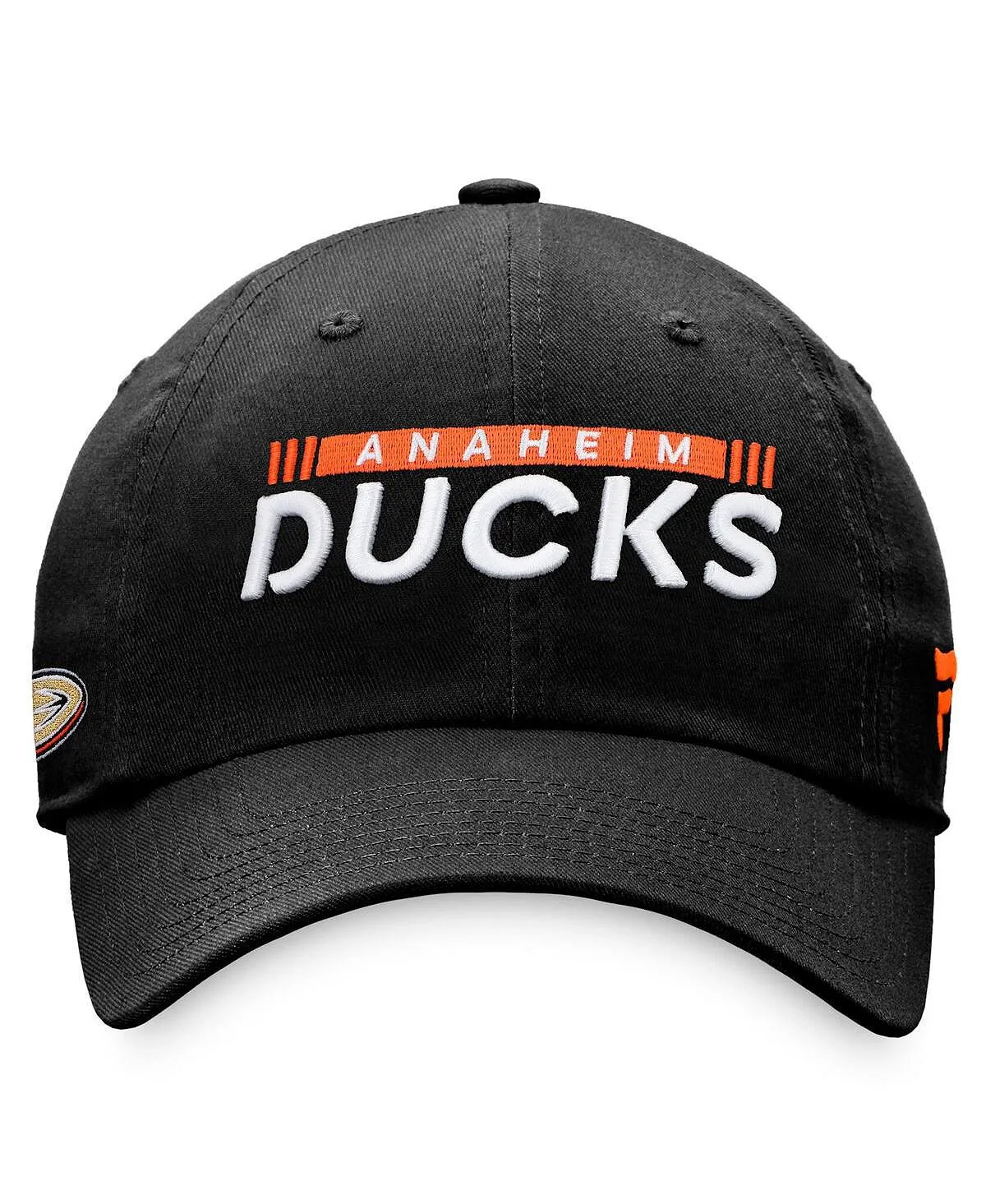 Men's Branded Black Adjustable Anaheim Ducks Authentic Pro Rink Fanatics Cap